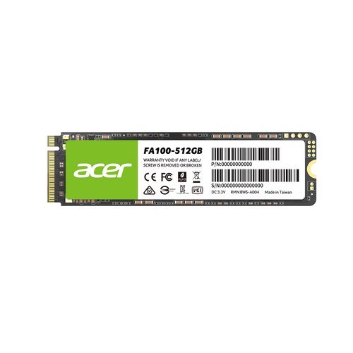 Acer PACK X 20 FA100 NVME PCIE SSD 512GB